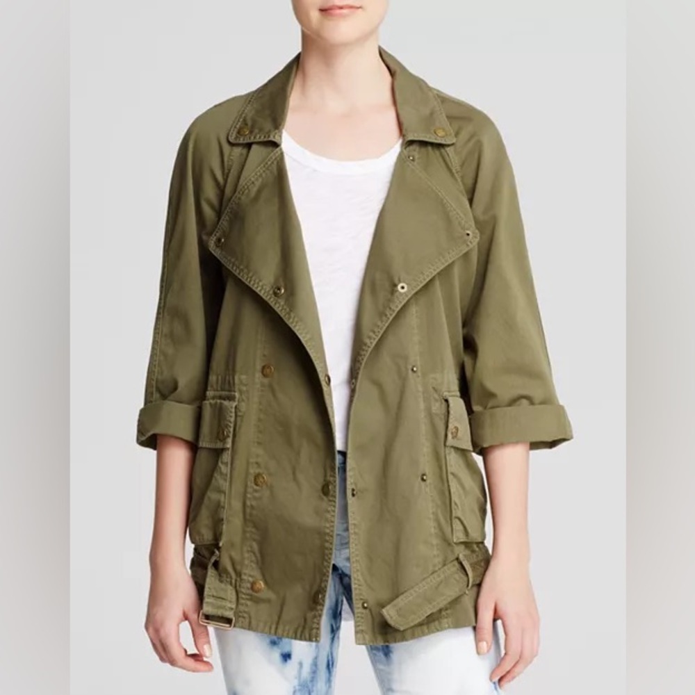 Current/Elliot Women's Infantry Olive Green Utility Jacket Size XS
